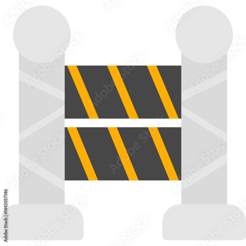 Roadblock Flat Icon