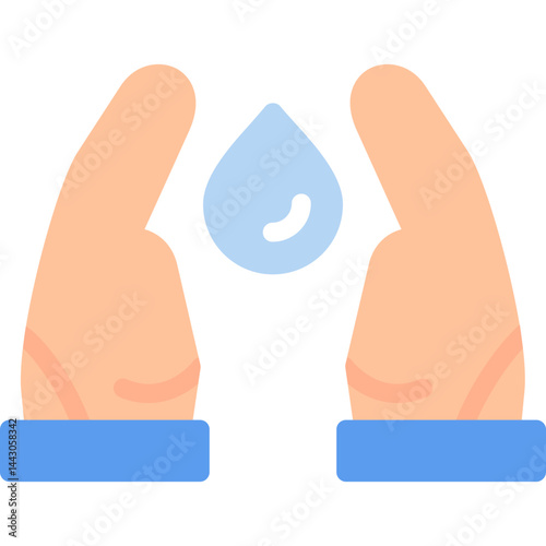 Water Conservation Flat Icon
