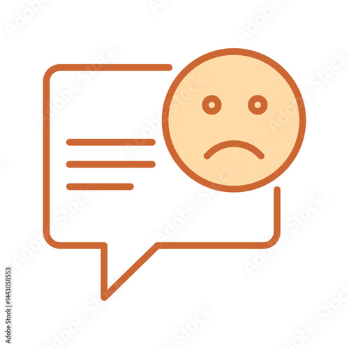 Negative Comments Vector Icon