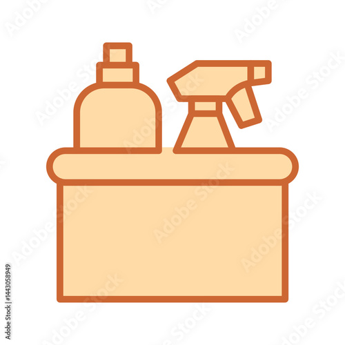 Cleaning Supplies Vector Icon