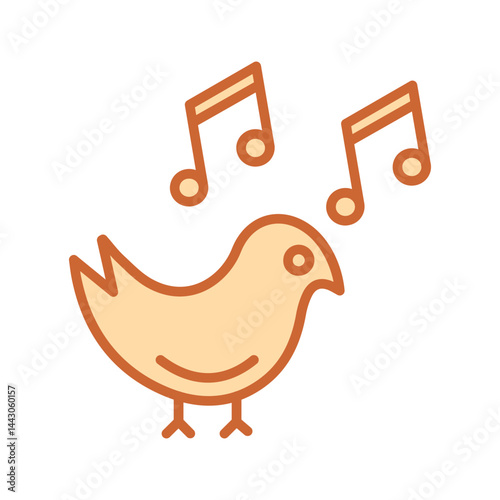 Birdsong Vector Icon