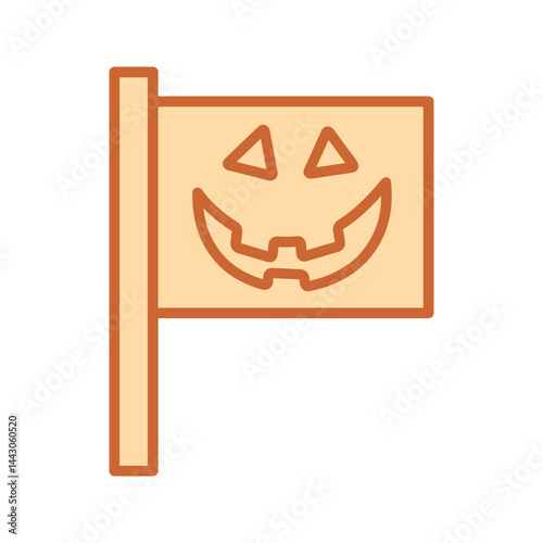 Halloween Banner Vector Icon