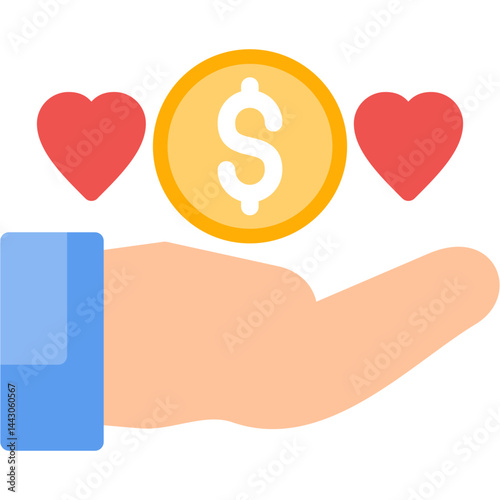 Generosity Flat Icon