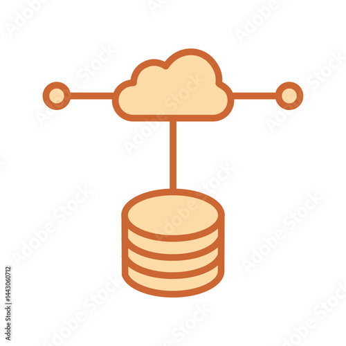 Secure Data Center Vector Icon