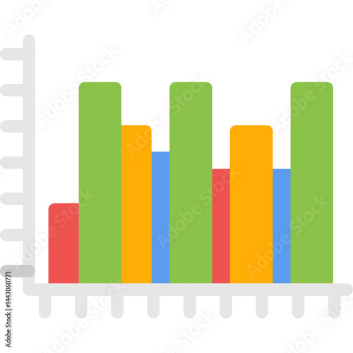 Histogram Flat Icon