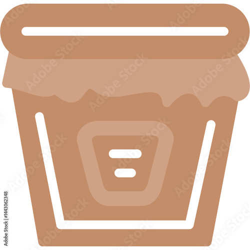 Honey Jar Flat Icon