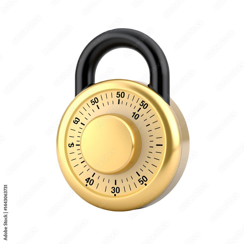 Old Combination Lock Dial Old Combination Lock Dial