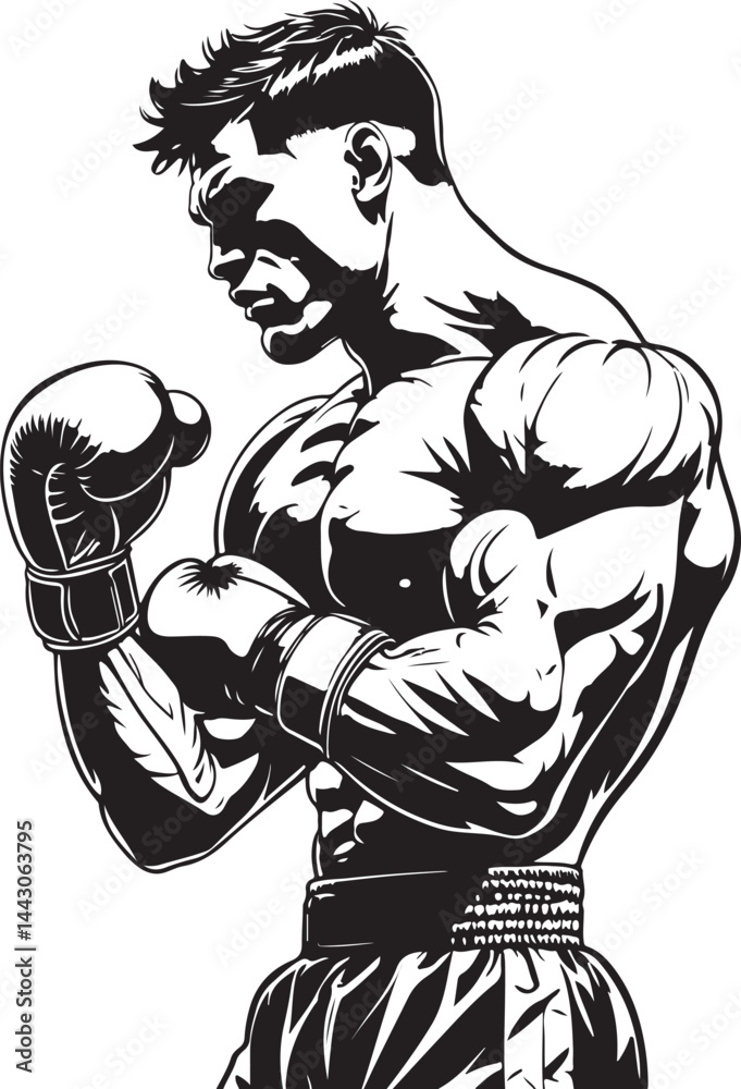 Fototapeta premium “The Iron Fist Champion”