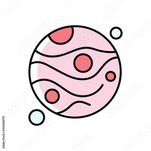Jupiter Icon vector stock illustration