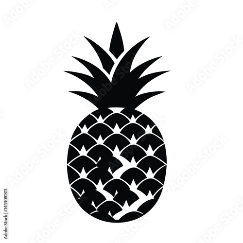 Pineapple Fruit Vector – Island Vibes and Summer Decor