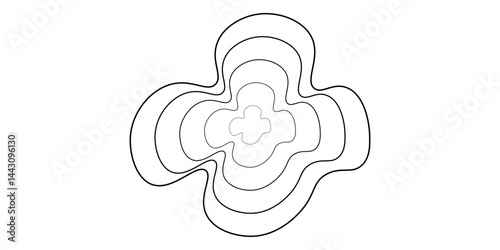 Grey and white abstract background with dynamic lines vector. eps 10