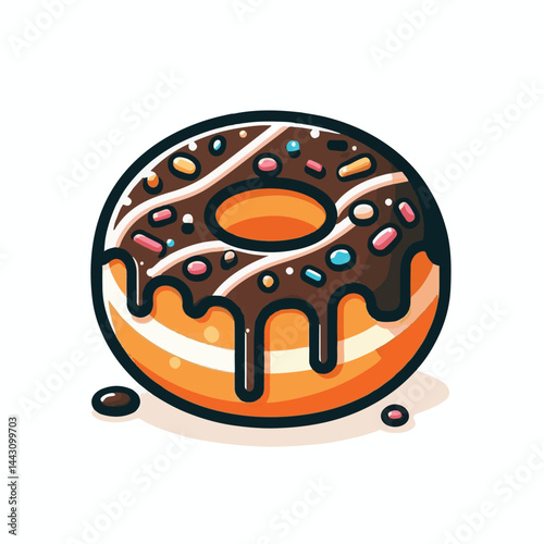 dessert, bakery, sweet, food, donut, snack, pastry, sugar, delicious, icing, breakfast, doughnut, tasty, glazed, chocolate, isolated, round, cake, sprinkles, donuts, cream, eat, pink, colorful, candy,