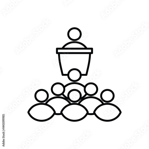 Conference  Icon Element For Design