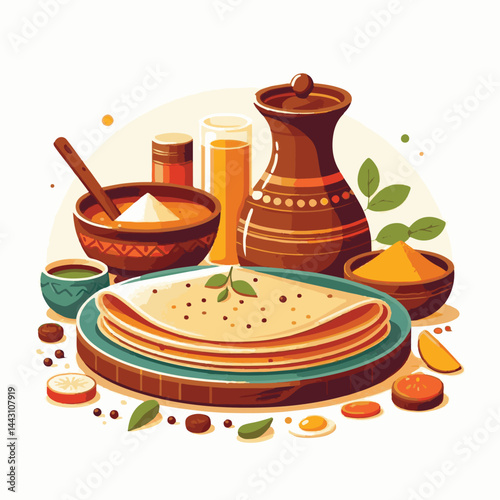 food, chutney, indian, meal, traditional, restaurant, delicious, dosa, healthy, asian, breakfast, sambar, cuisine, sambhar, masala dosa, india, spicy, vegetarian, plate, masala, kerala, curry, served,