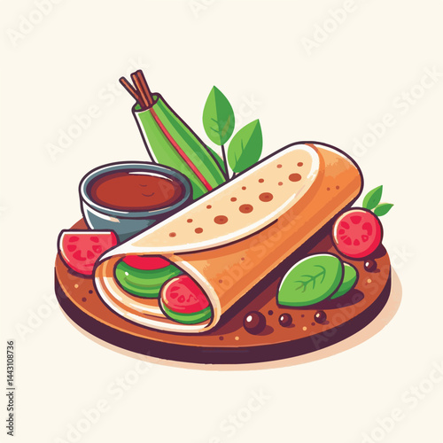 food, chutney, indian, meal, traditional, restaurant, delicious, dosa, healthy, asian, breakfast, sambar, cuisine, sambhar, masala dosa, india, spicy, vegetarian, plate, masala, kerala, curry, served,