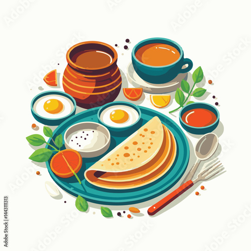 food, chutney, indian, meal, traditional, restaurant, delicious, dosa, healthy, asian, breakfast, sambar, cuisine, sambhar, masala dosa, india, spicy, vegetarian, plate, masala, kerala, curry, served,