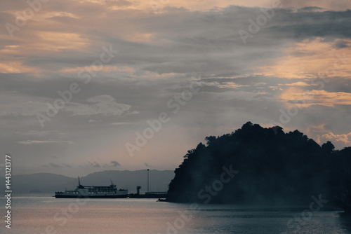 Sanrise  on Samui Thailand  with amazing nature and sky
