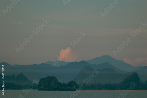 Sanrise  on Samui Thailand  with amazing nature and sky