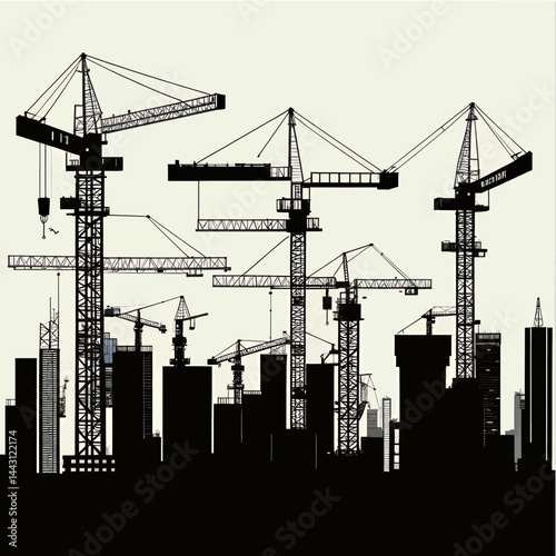 Cityscape_Silhouette_Construction_Cranes_Against_Sky_Urban_Development_Building_Progress_Modern_Architecture_Engineering_Projects_Infrastructure_Growth_Industry