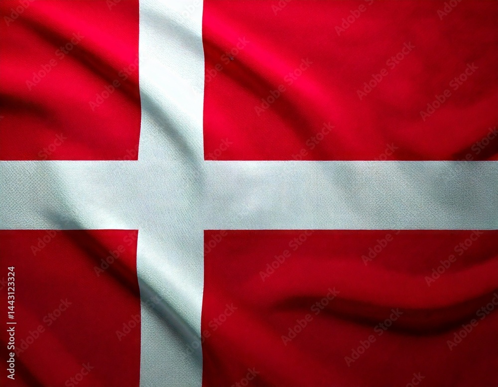 Fototapeta premium National Flag of Denmark