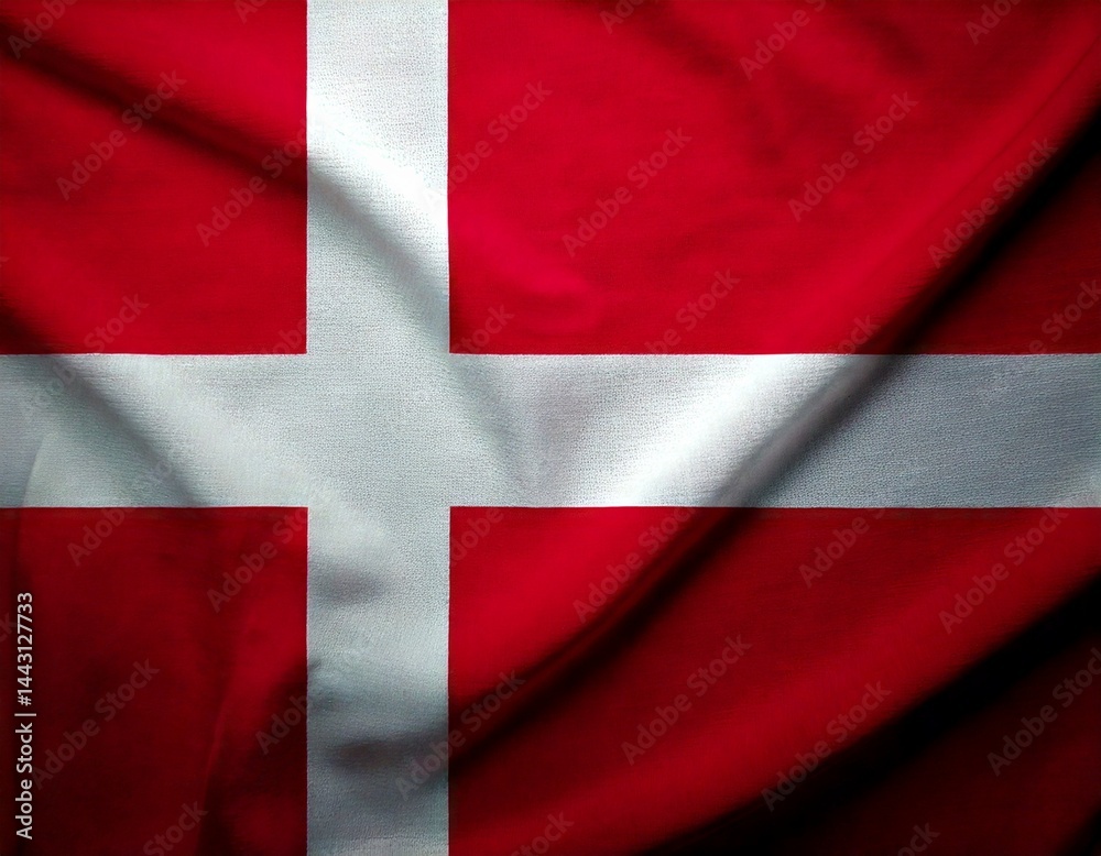 Fototapeta premium National Flag of Denmark