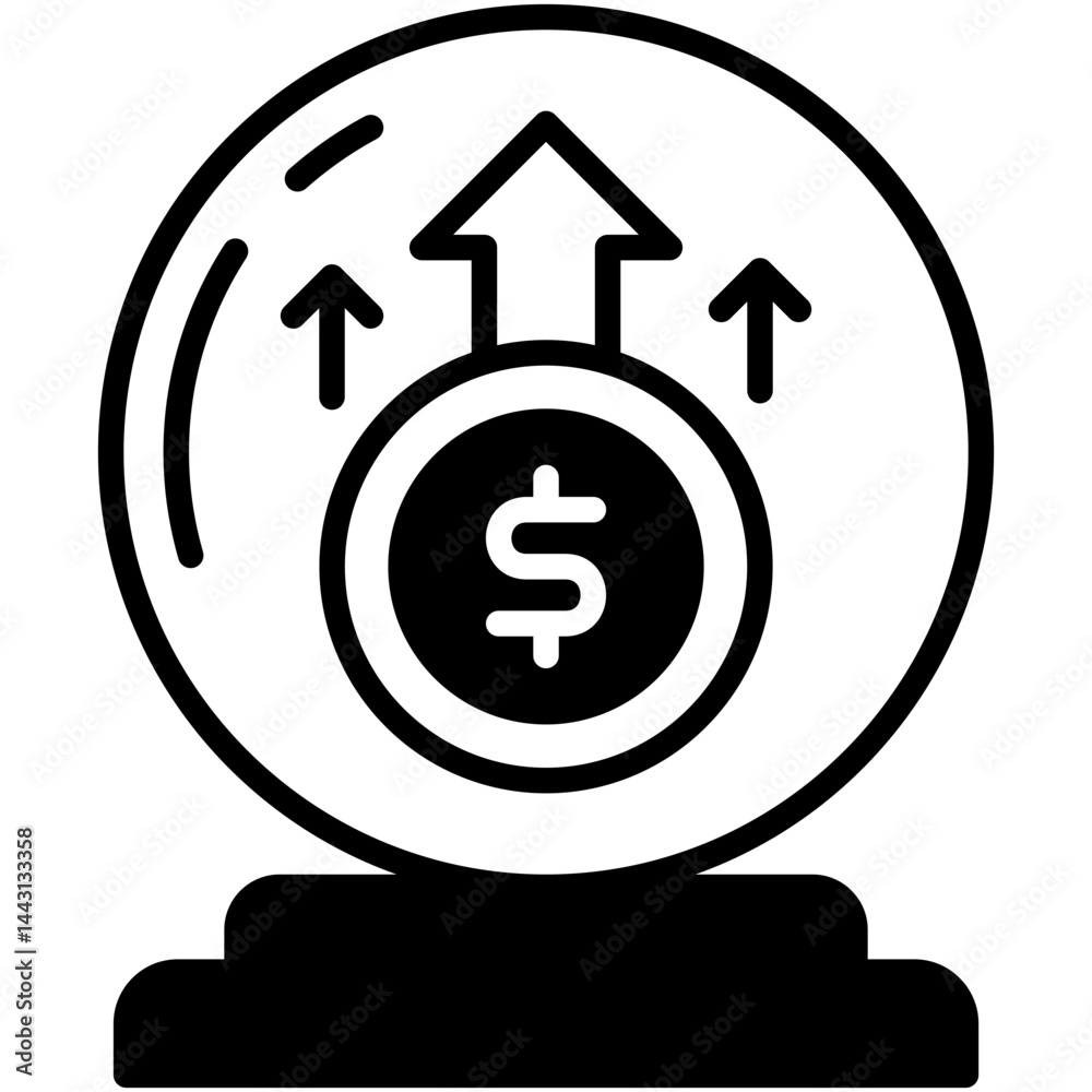 Obraz premium Expense Forecast icon