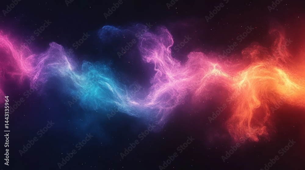 Obraz premium Abstract cosmic nebulae