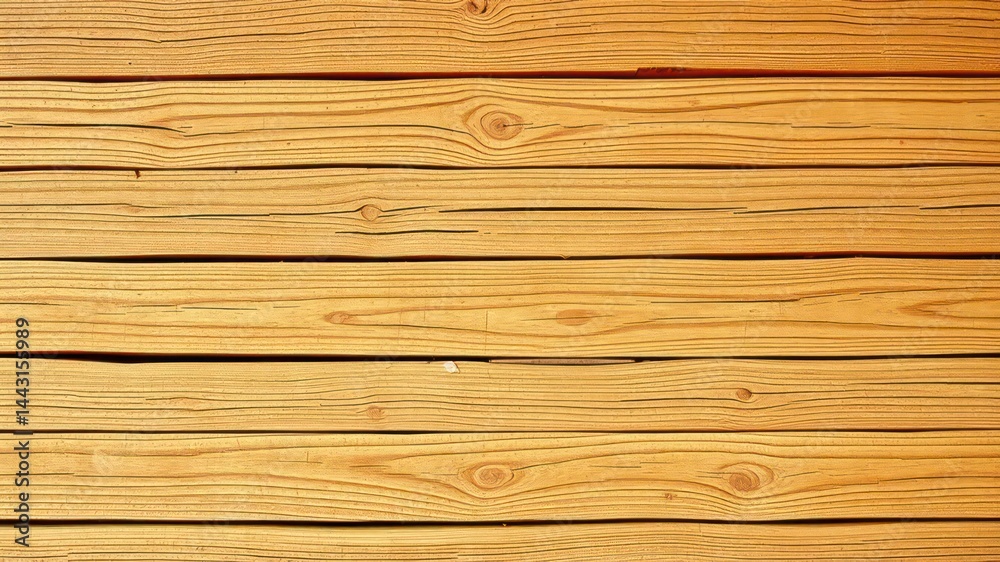 Fototapeta premium Horizontal Light Brown Wood Planks Texture Background Image