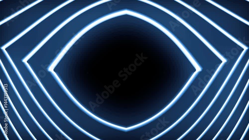Abstract Futuristic Eye Shape Background Video