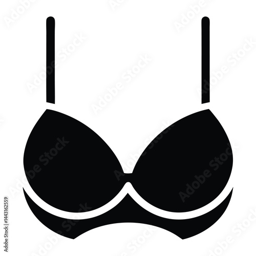 vector illustration of bra