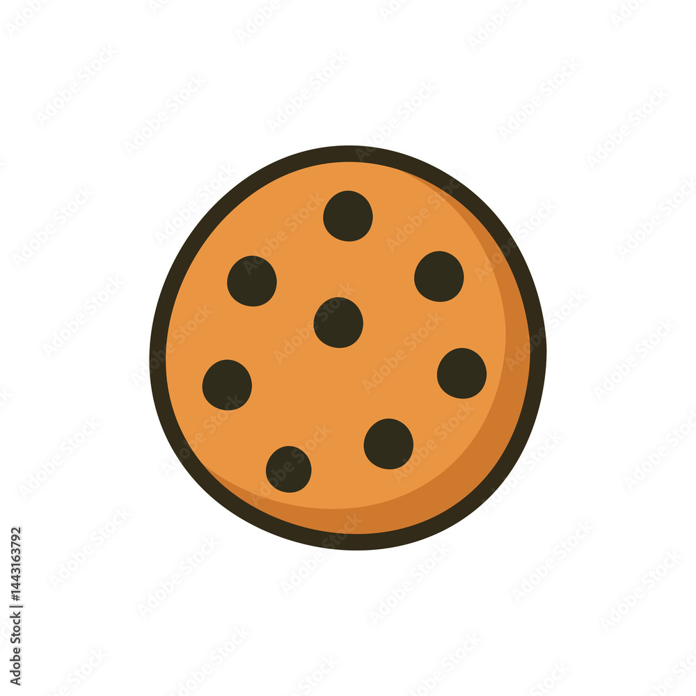 Fototapeta premium Cute Biscuit Illustration