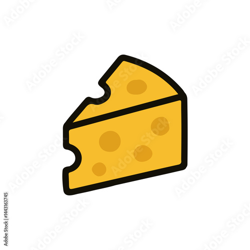 Cute Cheese Illustration