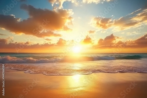 Tropical Sunset Beach