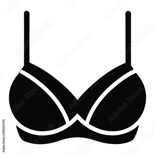 vector illustration of bra
