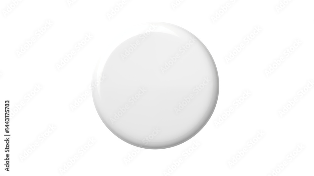 White circular object centered isolated on transparent background White circular object centered isolated on transparent background