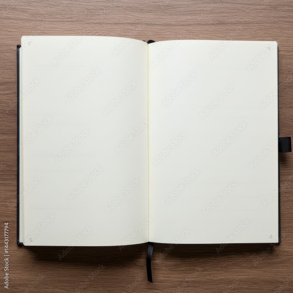 Open blank book on wood isolate on white background Open blank book on wood isolate on white background