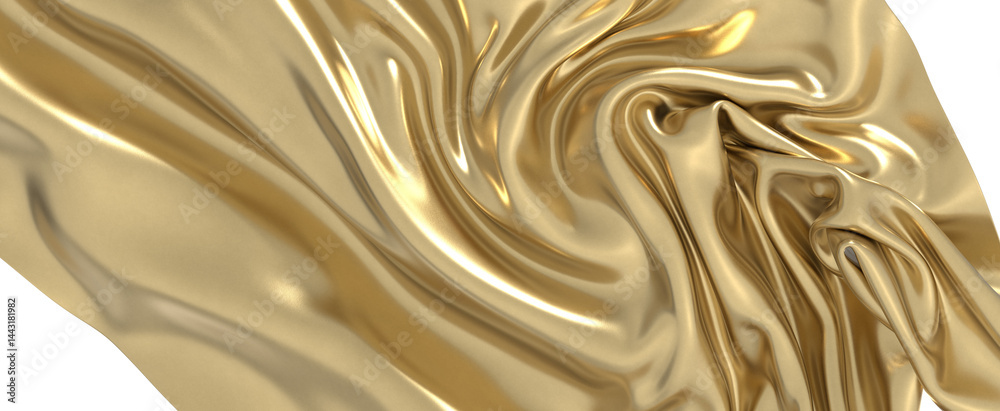 Golden Silk Drape Abstract Background Golden Silk Drape Abstract Background