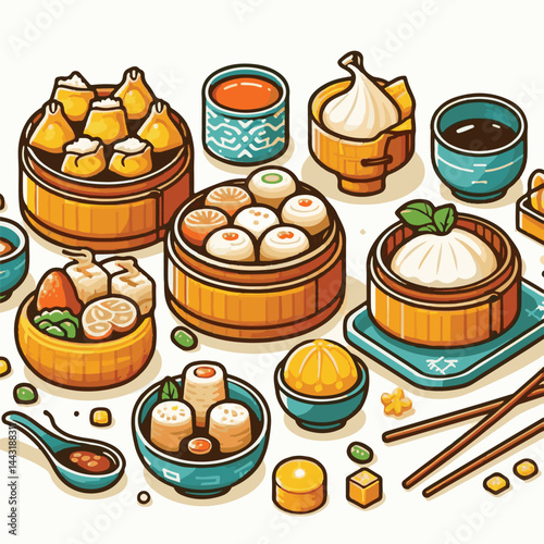 chinese, dim sum, food, asian, meal, china, dumpling, cuisine, lunch, restaurant, asia, breakfast, meat, delicious, dumplings, steamed, snack, bamboo, chinese food, steam, dim, sum, tasty, dish, gourm