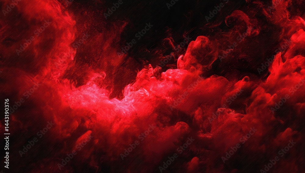Abstract Red Smoke Background Abstract Red Smoke Background