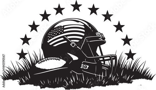 football, military  American flag,  sports design, football helmet, combat  vector bundle