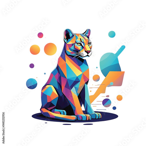 cat with a gift