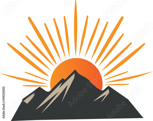sun logo icon vector .