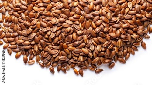 Surreal Brown Seeds Heap Photography: Abstract Macro Photo of Organic Grains