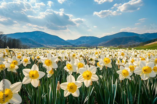 yellow flowers in the mountains