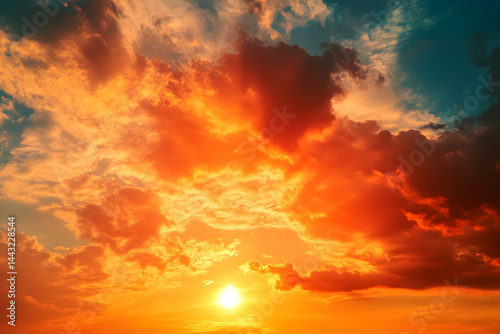 sunset sky background