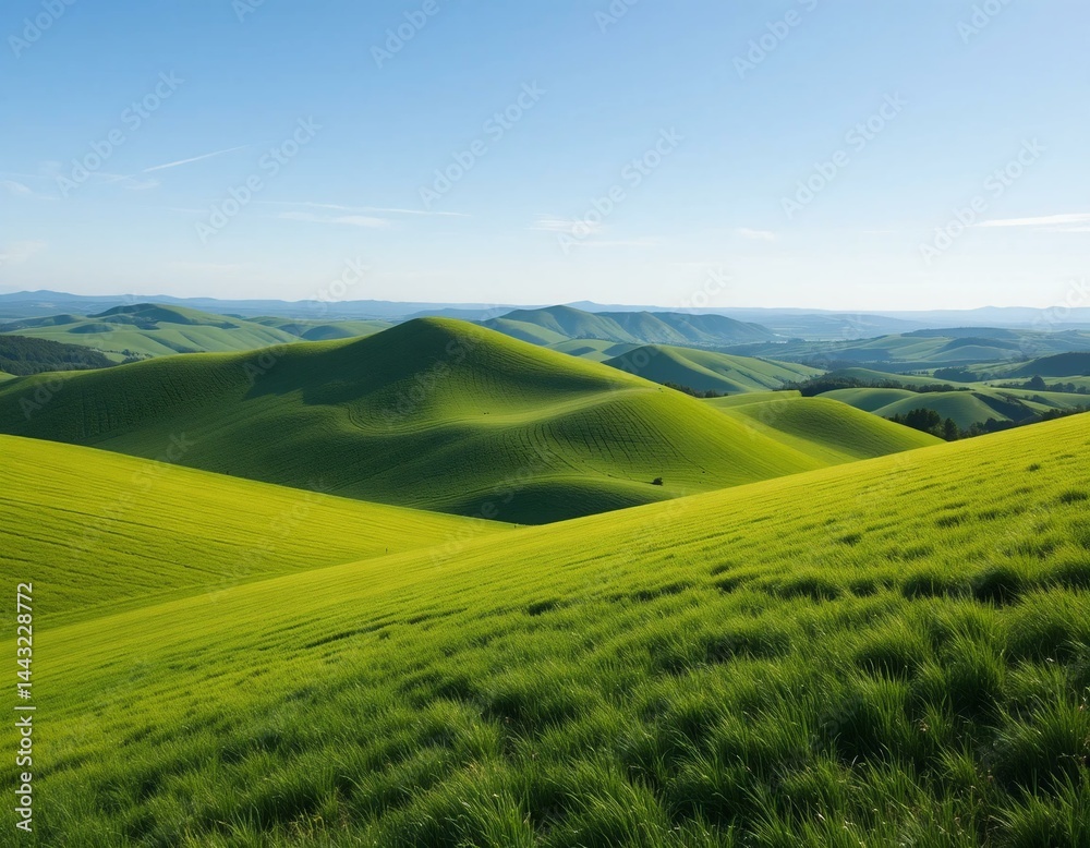 Naklejka premium Traditional Japanese zen garden with raked gravel.