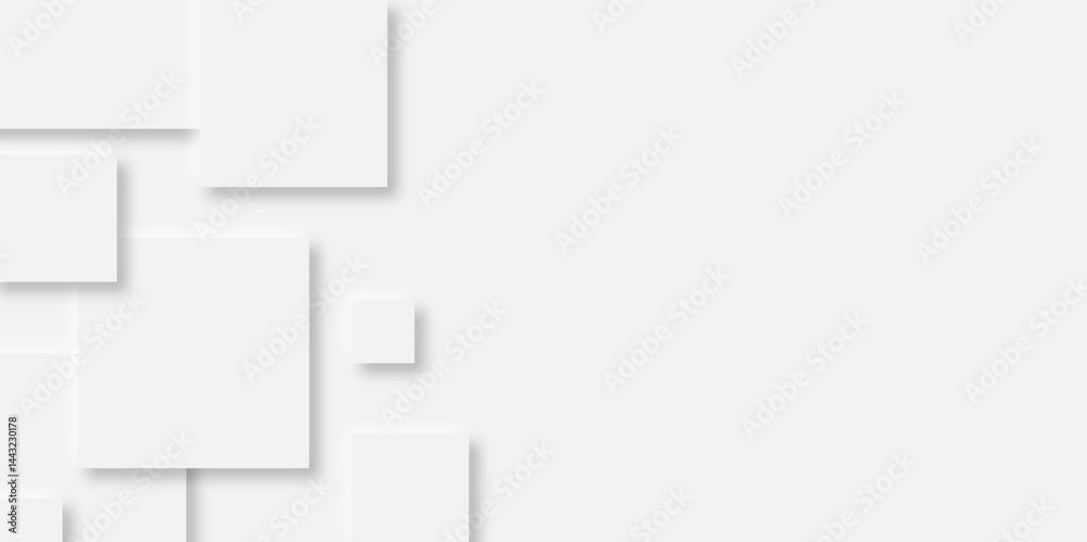 Abstract white rectangle shape geometric line background. abstract seamless modern white and gray color technology concept geometric rectangle vector background neomorphism style poster, banner design Abstract white rectangle shape geometric line background. abstract seamless modern white and gray color technology concept geometric rectangle vector background neomorphism style poster, banner design