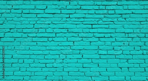 Wallpaper Mural Turquoise brick wall background Torontodigital.ca