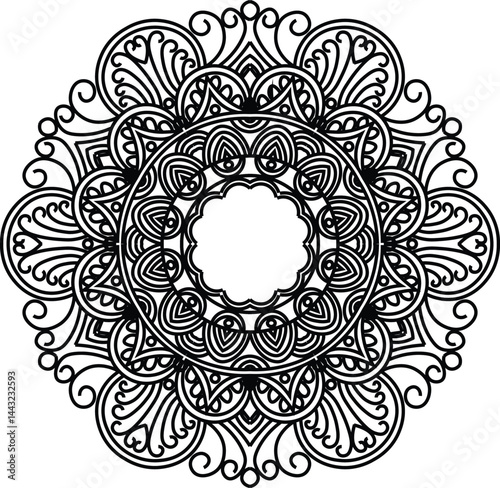 Mandala Magic in Simple, Serene Line Patterns

