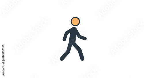 Abstract Dark Shape with Smooth Curves